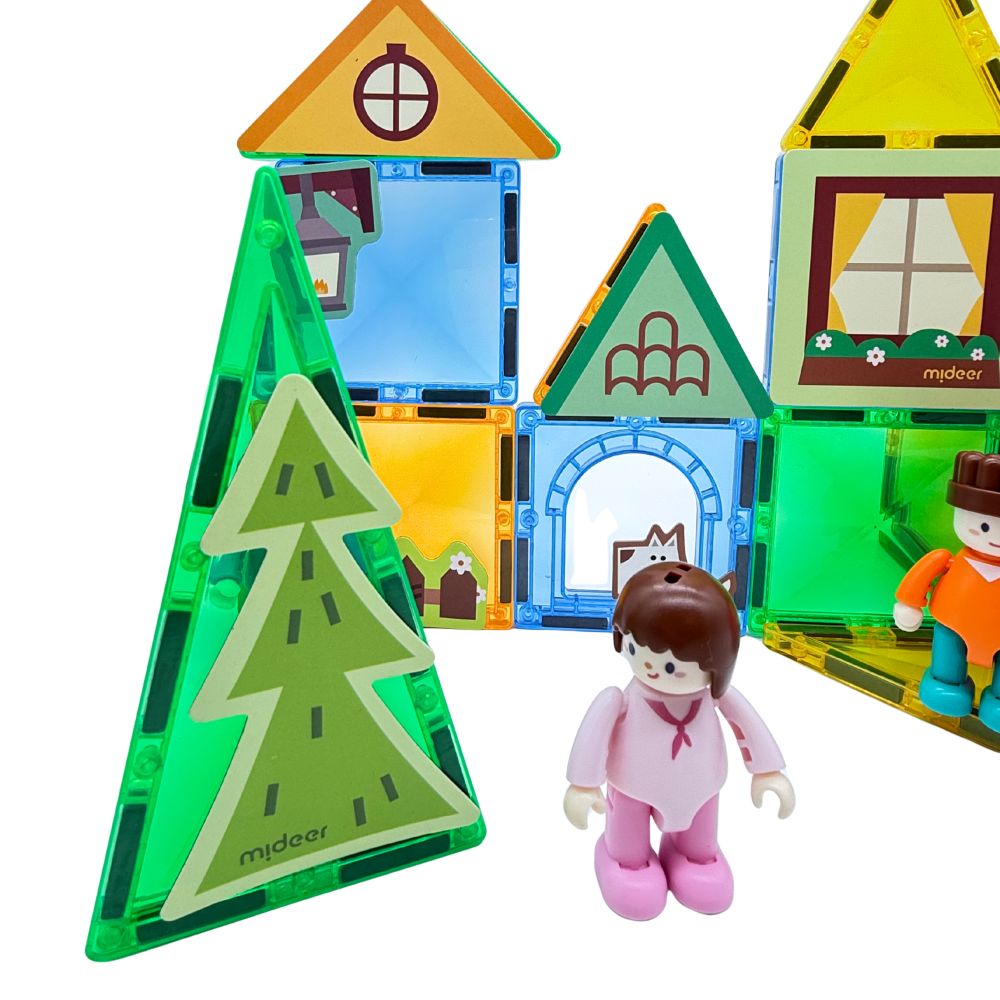 Mideer My First Magnetic Building Set: Our Family 32 pcs
