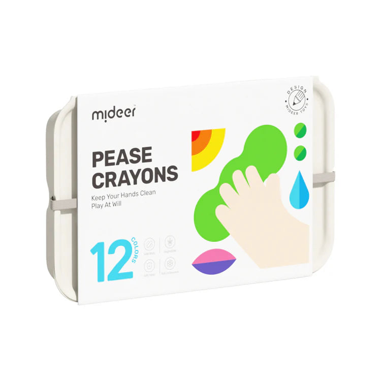 Mideer Pease Crayons 12 Colors