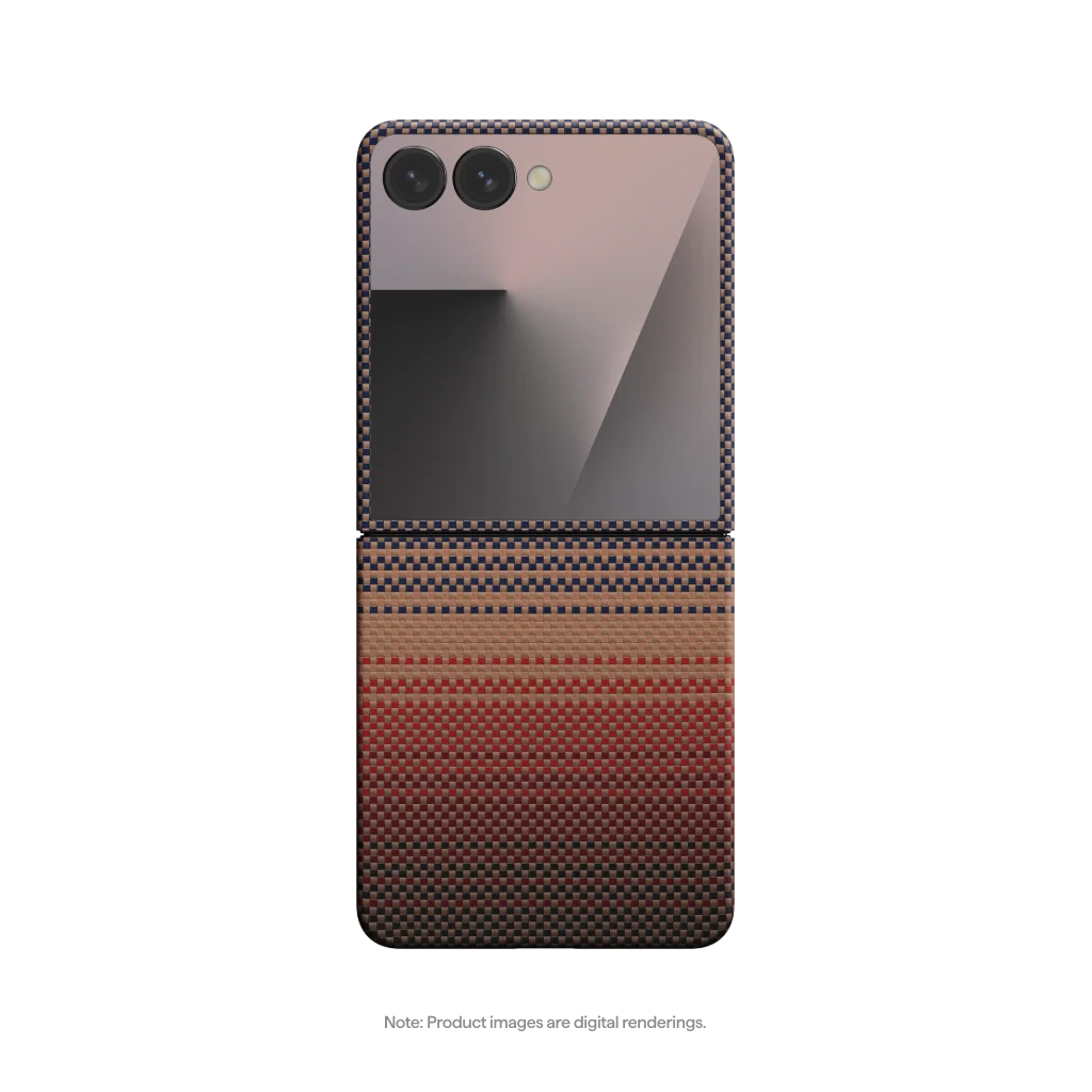 PITAKA Sunset Tactile Woven Case for Samsung Galaxy Z Flip7