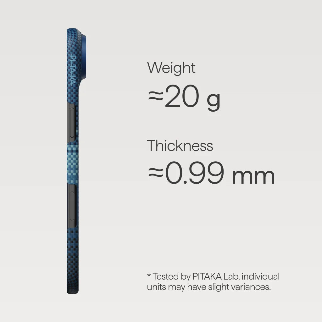 PITAKA Ultra-Slim Case for iPhone 17 Air Moonrise