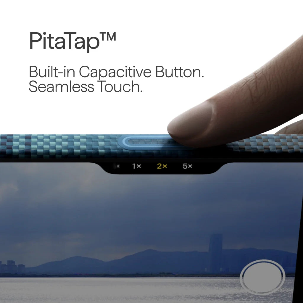 PITAKA Ultra-Slim Case for iPhone 17 Pro Max Moonrise (PitaTap™)