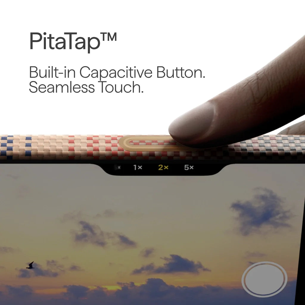 PITAKA Ultra-Slim Case for iPhone 17 Pro Max Sunset (PitaTap™)