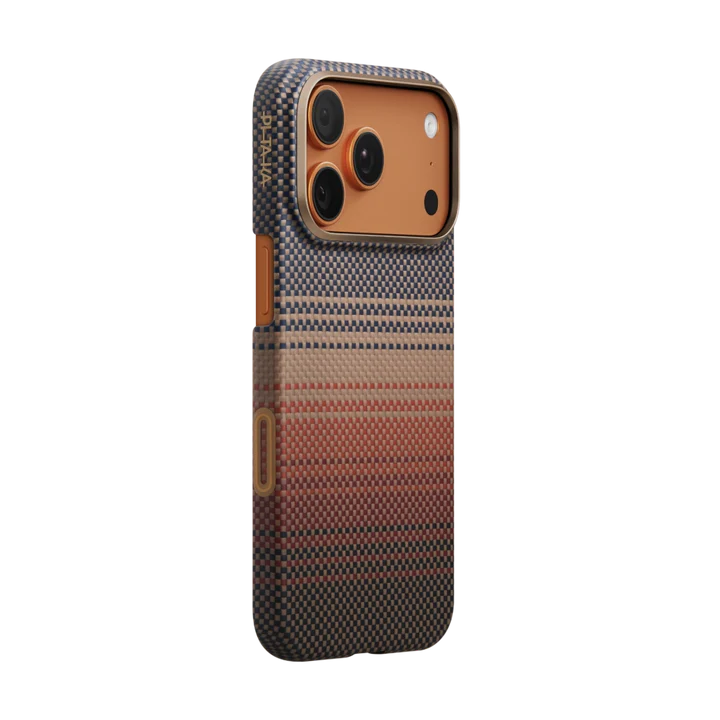 PITAKA Ultra-Slim Case for iPhone 17 Pro Max Sunset (PitaTap™)