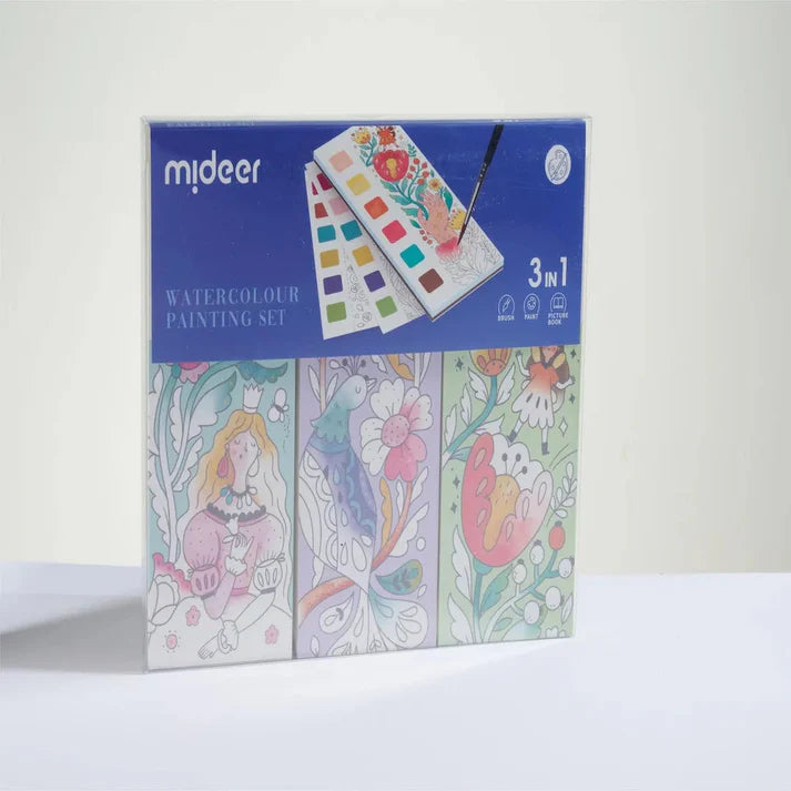 Mideer Watercolor Painting Set 3 in 1