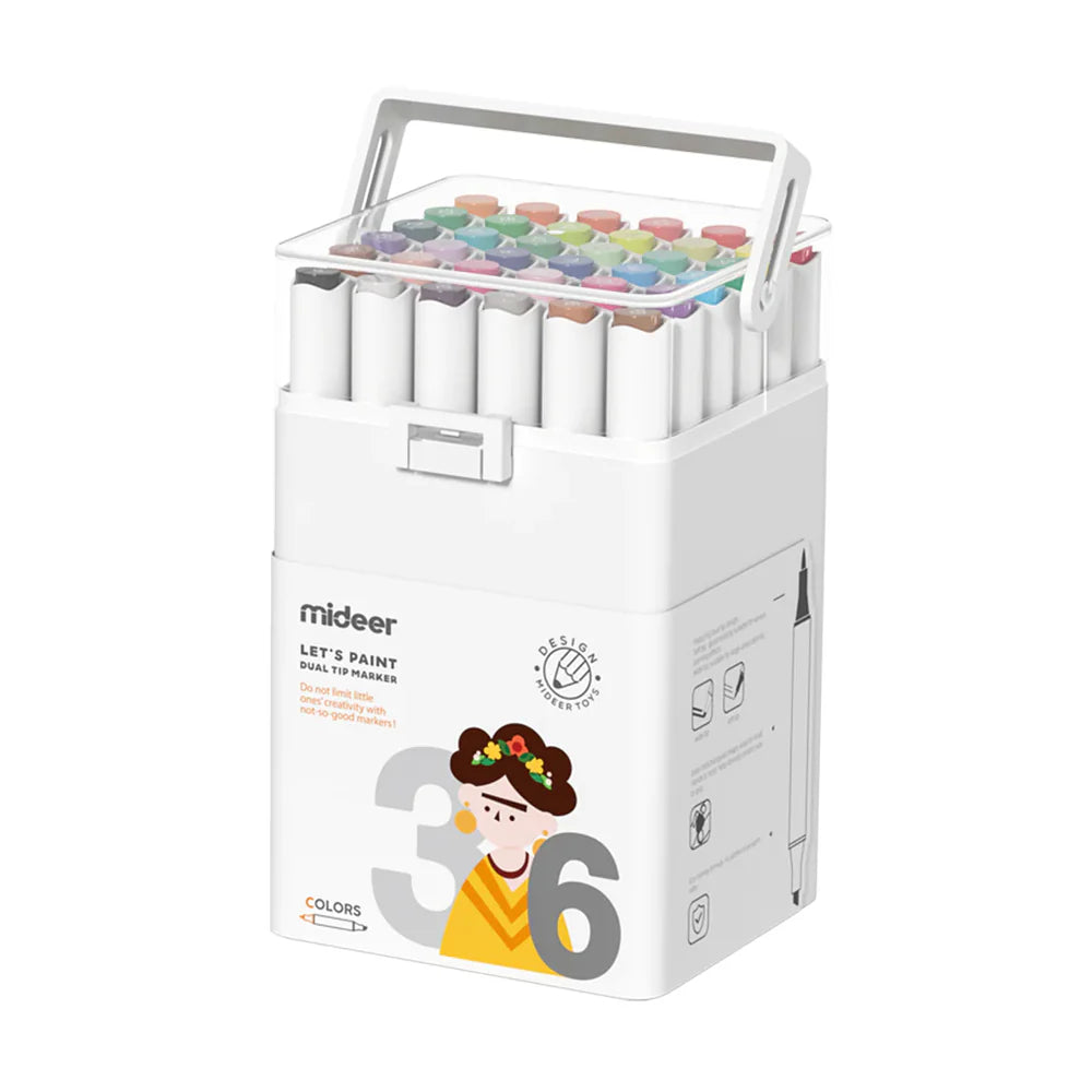 Mideer Dual Tip Marker 36 Colors