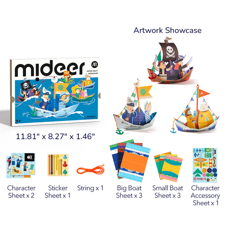 Mideer Paper Craft Workshop: Nautical Explore